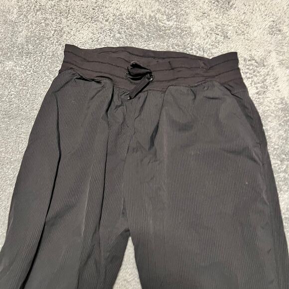ZYIA Active Jogger Pants Womens Large Black Dance Striped Running Studio - Picture 2 of 7